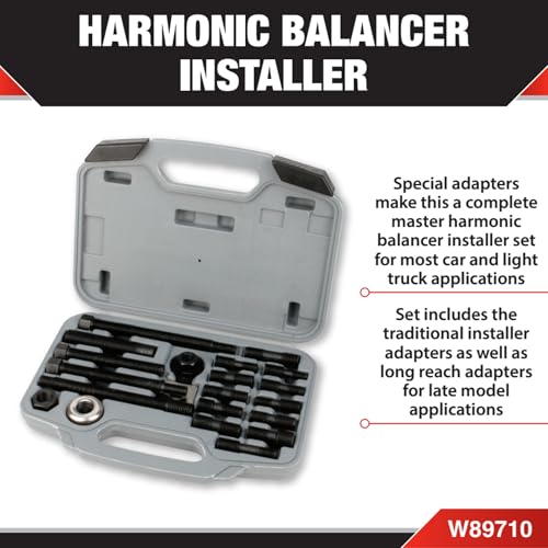Performance Tool W89710 Harmonic Balancer Installer - Professional Grade Automotive Tool for Engine Balance Repair - style: Harmonic Balancer Installer