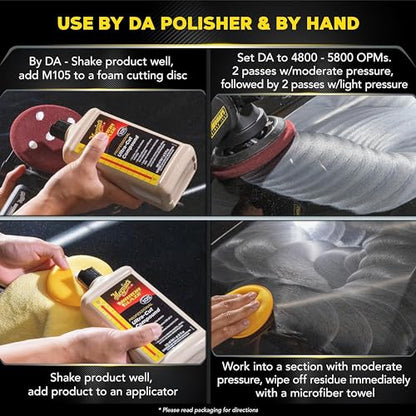 Meguiar’s Mirror Glaze Ultra-Cut Compound, Car Polishing Compound for Car Paint to Remove Light Defects and Restore Clarity; Use On Cars, Trucks & Suvs - 32 Fl Oz - size: 32 Oz, style: Ultra-Cut Compound