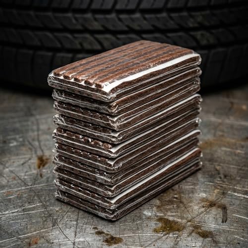 90pcs 4" Brown Tire Repair Strings, Automotive Tool Tire Repair Plugs, Tire Plugs Heavy Duty for Tubeless Tires Car, Bike, ATV - size: 90 PCS