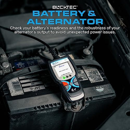 BLCKTEC 420 Bluetooth OBD2 Scanner Diagnostic Tool - Vehicle Code Reader for Car - Clears Check Engine Light - Comes with Premium OBD App On IOS & Android - Works For All Cars 1996 & Newer - size: Screen Size 1.8"