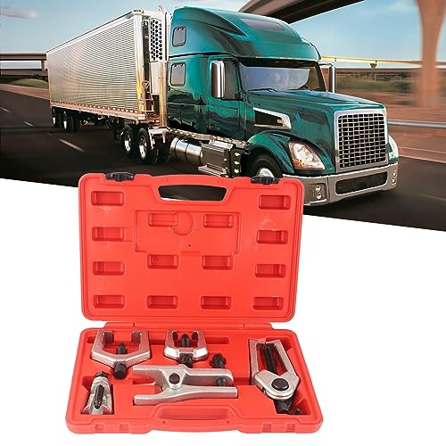 aqxreight Front End Suspension Repair Tool Set 5 Piece Joint Tie Rod Separator Puller Kit for Professional Mechanics Duty Forged Steel Construction with Blow Storage Case