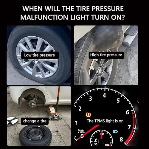TPMS Reset Tool for GM with 150 PSI Digital Tire Pressure Gauge, Quick Relearn Tire Sensor, Compatible with for Buick for Chevy for Cadillac for Opel