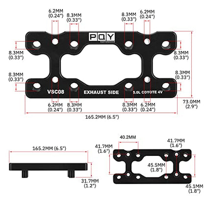 Engine Valve Spring Compressor Tool Compatible with Modular Ford F-150 5.0L Mustang Coyote 4 Valve Engine Trac Magnetic Screw Retainer Black - color: black