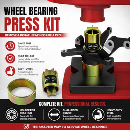 Wheel Bearing Install/Removal Press Tool for Polaris RZR 900 1000 Turbo/Sportsman 1000 850 XP 550 / Scrambler 850 1000 / Ranger 1000 900 800 700 570 500 XP