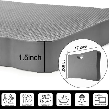 ZENFUN 3 Pack Kneeling Mats, Heavy Duty Thick Foam Kneeling Pad, Shock Absorbent Pads, High Density Premium Kneeling Pads for Yoga Exercise, Foam Kneeler Mat Garden Cushions, Water Proof
