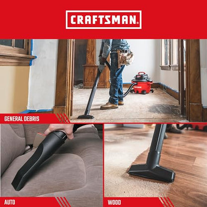 CRAFTSMAN CMXZVBE38735 Genuine 12-Gal. Wet Dry Vac Dust Collection Bags | For Fine Dust, Fits Most 12 Gallon CRAFTSMAN Shop Vacuums, Collects Dry Fine Debris, Reduces Cleanup Time, 2-Pack - style: 12 Gallon Fine Dust