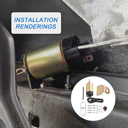JDMSPEED 60 Pound Shaved Door Handle Trunk Solenoid Popper Kit Street Rod Design to Pop Open The Toughest Doors, Hoods and Trunks 60lb - size: 60lb