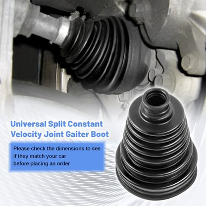 2PCS High quality CV Boot Repair Kit | Fit 26mm-34mm Shafts 25-125mm Height Boot CV Axle Boot Repair Kit Silicone CV Axle Boot Repair Kit - size: Kit 2