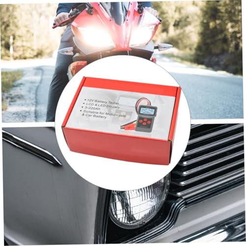Car Motorcycle Battery Tester Auto Battery Tester MICRO-200 PRO Digital Car Load Discharge Black
