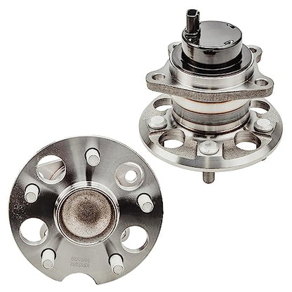 Detroit Axle - FWD Steering Knuckles Kit for 04-06 Lexus RX330, 07-09 RX350, 06-08 RX400h, 06-07 Toyota Highlander, 2 Front Steering Knuckles & Wheel Bearing Hubs 2 Rear Wheel Bearing Hubs Replacement - size: 4UW48628/Kit