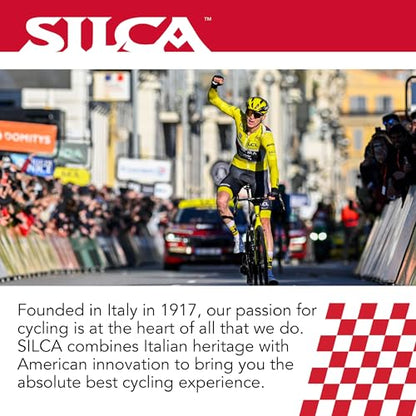 SILCA Mini Bike Pump – Frame Mount Bicycle Pump with Expandable Hose and Lever Lock – Lightweight and Mountable to Gravel, Mountain, and Road Bicycles - style: Tattico