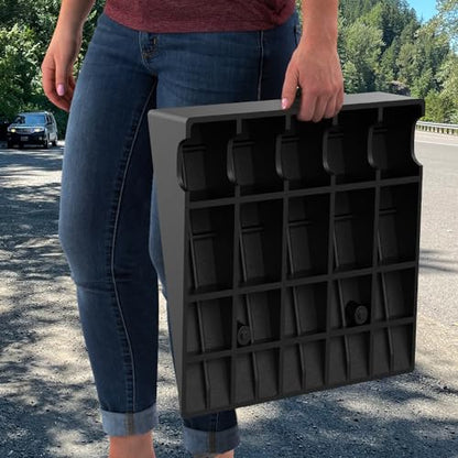 Nilight Rubber Curb Ramps, 7.5 Inches Rise Height Heavy Duty Rubber Threshold Ramp, Portable Driveway Ramps for Cars Wheelchairs Scooter Lawn Mower, 7000lbs Load Capacity, 2 Pack - size: 7.5" Rise