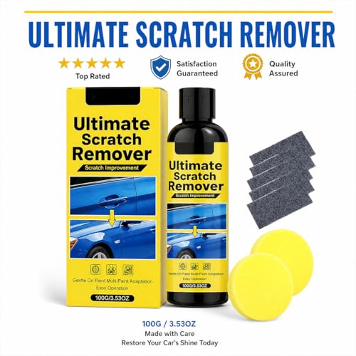 Nanopolix Scratch Remover, Nanopolix Ultimate Scratch Remover, Scratch Car Scratch Remover Kit, Quick Repair Scratches and Restore Shine, All Paint Colors Polishing Kit