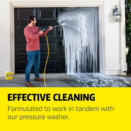 KÄRCHER House & Siding Cleaner, Removes Dirt, and Grime, Highly Concentrated, Makes up to 40 gal of Cleaner, Readily Biodegradable, For Pressure Washers - style: House & Siding Cleaner