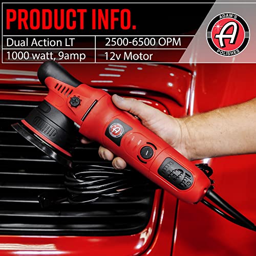 Adam's Polishes 9mm Dual Action Car Polisher (Polishing Kit) - Buffer Car Scratch Remover for Car Detailing | Includes Polish, Compound & Pads - size: Polishing Kit (7 Items)