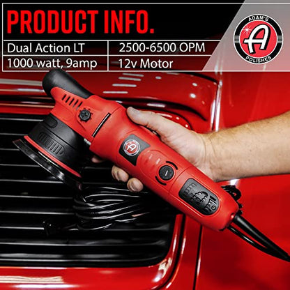 Adam's 9mm Dual Action Car Polisher - Buffer Car Scratch Remover for Car Detailing - size: Polisher (1 Item)