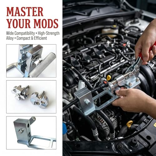 Nylon fuel Line Repair Kit – an fitting tool for 1/4" to 3/4" | Fuel line repair kit with nylon line tool & AN fitting installer. Universal quick connect tool for fuel system repair.
