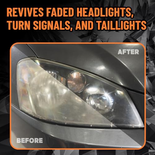 Chemical Guys, Headlight Restore & Protect, Clears Cloudy Lenses, 16 oz | All-in-one formula clears cloudy, yellowed headlights and leaves a coating that helps guard against fading - style: Headlight Restorer 16 oz