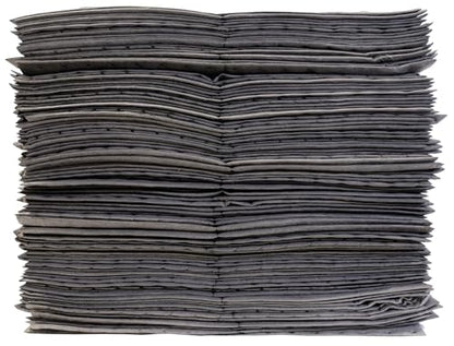 Oil-Dri L91001 15" W x 19" L Universal Middle Weight Bonded Perforated Pads (100 Mats/Box) - size: 100 Pads/Box, style: Middle Weight