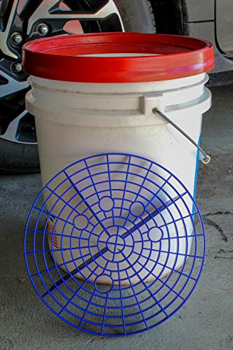 VIKING Automotive Bucket Insert Grit Trap for Car Wash and Detail Kits, Helps Remove Dirt and Debris from Microfiber, Mitts, Cloths, and Sponges, Blue - color: Blue, size: 1 Pack
