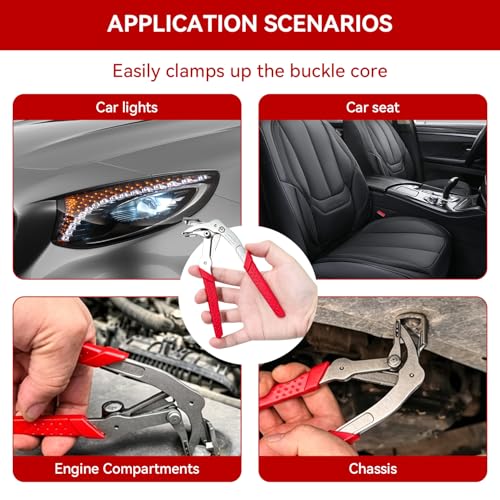 Car Clip Pliers, Panel Clip Removal Tool, 2026 New Professional Auto Clip Removal Pliers, Easy to Remove Fasteners, Clips, Buckles, and Rivets, Open The Panels Effortlessly Without Damage (1*Pc) - color: 1*pc