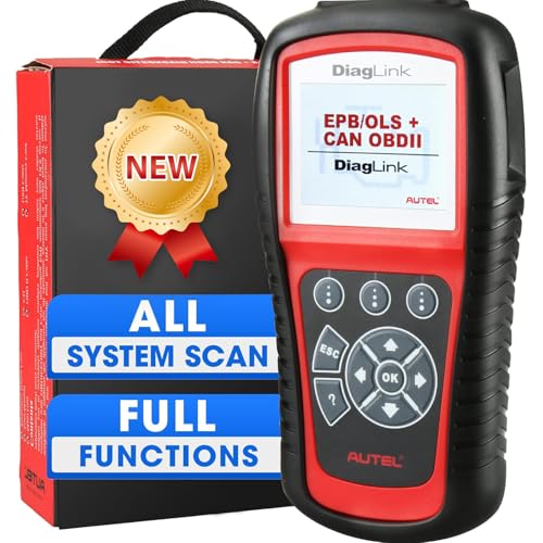 Autel OBDII OBD2 Code Reader Diaglink (DIY Version of MD802) All Systems/Modules Diagnostic for ABS, SRS, Engine, Transmission, EPB, Oil Reset
