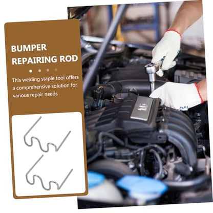 Cabilock 1000pcs Car Bumper Repair Welding Wire Kit Repair Hot Staples Plastic Welding Lamp Holder Supplies Versatile Design Save