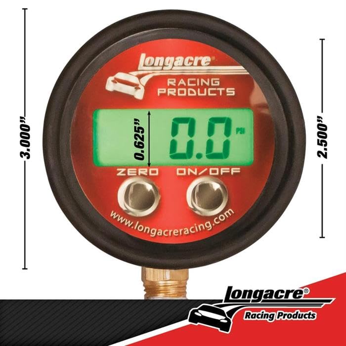 Longacre 52-53028 Pro Digital Tire Pressure Gauge 0-125 psi - size: 125 psi