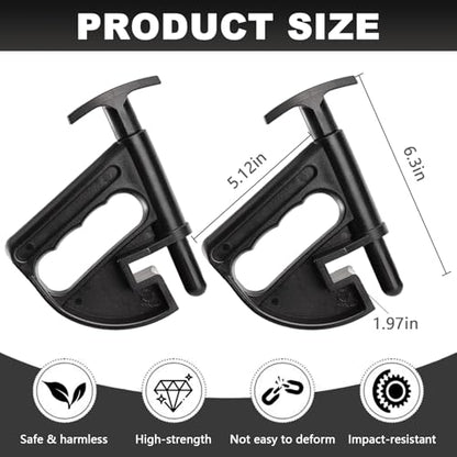 2 Pcs Tire Changer Universal Rim Pry Clamp,Durable Nylon Tire Bead Clamp | Manual Tire Bead Breaker,Hand Auto Drop Center Tool Compatible for Coats Tire Changers