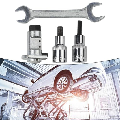4 Pcs Steel Spreader Removal Tool Kit for Strut Separator Ball Joint Pitman Arm Puller Tie Rod End Suspension Repair