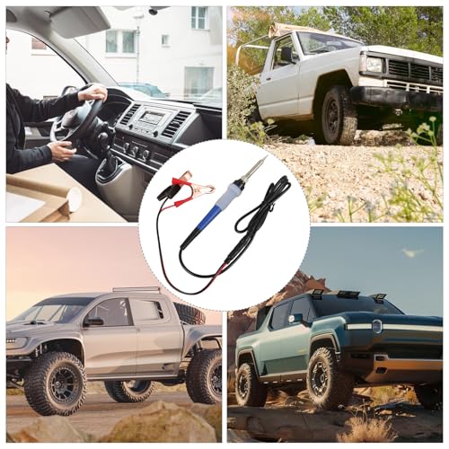 MAGICLULU Portable Heavy Duty Soldering Iron Kit for Vehicle Dc12v-24v Cars with Consistent Temperature and High-efficiency Design for Welding Repair