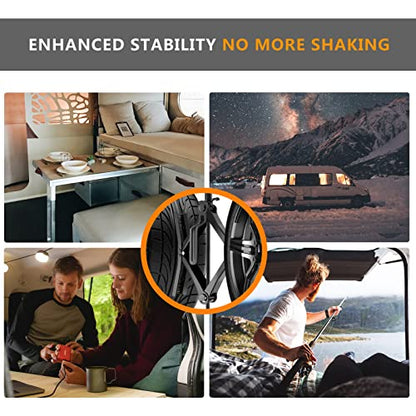 Proud Panda Small Camper Wheel Chock Shaped RV Stabilizer for Travel Trailer,Anti-Move Tire Wheel Chock with Accessories-Pair,Heavy Duty Truck RV Tire Scissor Locking X Chock,Fit for 2” to 10” - size: Tire Spacing:2in-10in