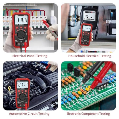 BINTA 6000 Counts Digital Multimeter with NCV Auto-Ranging Voltmeter Tester | Multimeter for Electricians and DIY, Measures AC/DC Voltage Current, Resistance Continuity Capacitance Temperature Duty Cycle - style: 6000 Counts