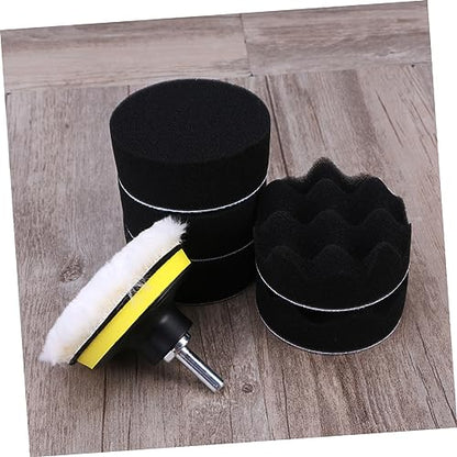 Luxshiny 25pcs Car Buffing Pads Kit Auto Paint Polishing Disc Wool Discs Set Car Detailing Bars Auto Detailing Kit