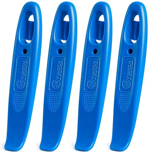 YunSCM 2/3/4-PCS Ultra Strong Bike Tire Levers,Bicycle Tire Levers,Bike tire Replacement Tool,Tire Removal Tool for Road Mountain Bike Tires(Blue) - color: Blue02