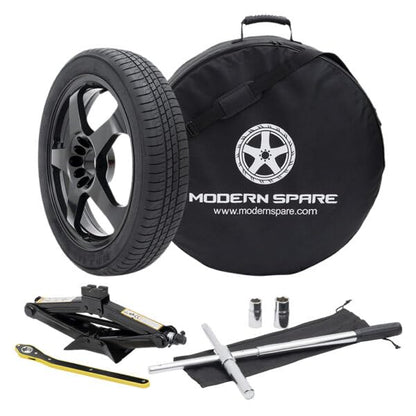 Modern Spare Complete Compact Spare Tire Kit With Carrying Case - Fits 2017-2024 MINI Countryman - size: Complete Kit w/ Carrying Case