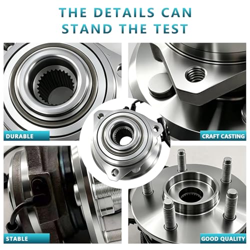 513176 513177 Front Wheel Bearing Hub Assembly for 2002-2007 Jeep Liberty | Eliminates Noise, Fixes ABS & Hub Issues, Simple Installation, Direct Bolt-On, OEM Quality, No Warning Lights, DIY Friendly - size: 513176