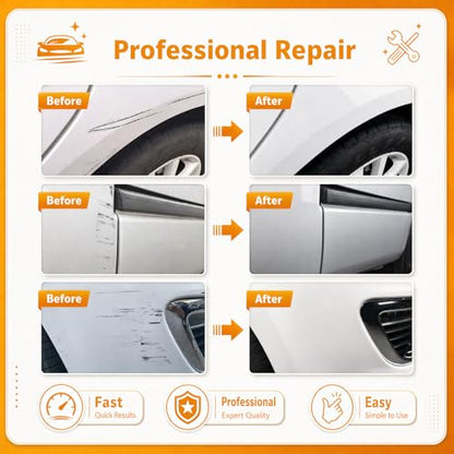 Car Scratch Remover, Professional Scratch Repair Wax & Swirl Remover for Vehicles, Ultimate Paint Restorer & Clear Coat Safe Polishing Compound Kit, Easy to Use for All Paint Colors, 2 Pcs