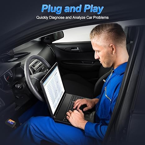 OBD2 WiFi Scanner for iPhone iOS Android Windows Car Code Reader Enhanced Auto Diagnostic Scan Tool Odb2 OBDII Adapter Check Engine Light Live Data Reset Vehicle Performance Test