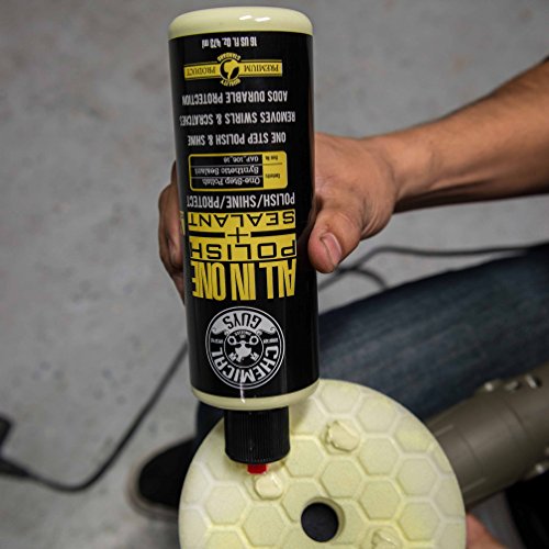 Chemical Guys Gap_106_16 All-in-One Polish + Shine + Sealant (16 oz) | Hand or machine friendly, clear coat restorer, for most automotive paint, clear coat, gel coat boats, fiberglass RV panels