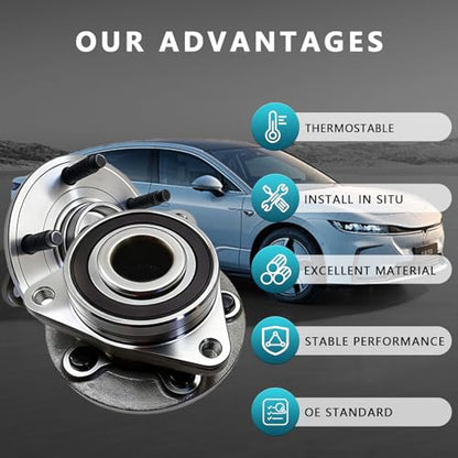 513315 Front Wheel Bearing Hub Assembly for Chevrolet Cruze 2011 2012 2013 2014 2015, Cruze Limited 2016 (2PCS) - size: 513315