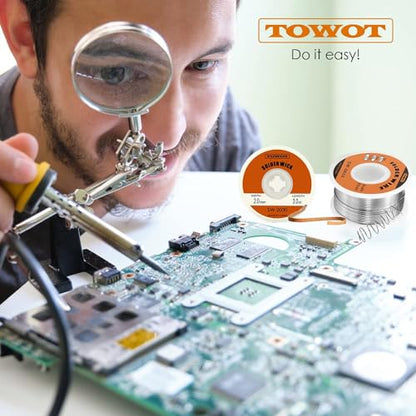 TOWOT Solder Wick, Desoldering Braid, Flux Wick, and Desoldering Wicks - Efficient and Professional Solder Removal SolutionSolution - style: 49.21ft