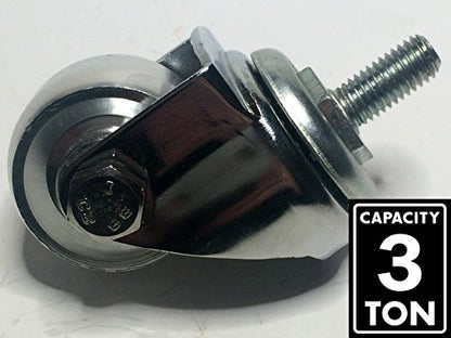 Aluminum Racing Caster for 3 Ton Floor Jack, Fits Many (1 Piece)