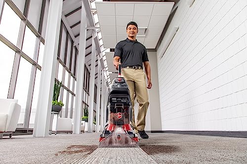 Hoover Commercial PowerScrub XL Spot Extractor, Carpet Cleaner Machine, Deep Cleaning Shampooer, Commercial Grade Stain Remover with Heated Dryer, Pair with Hoover Carpet Cleaner Solution