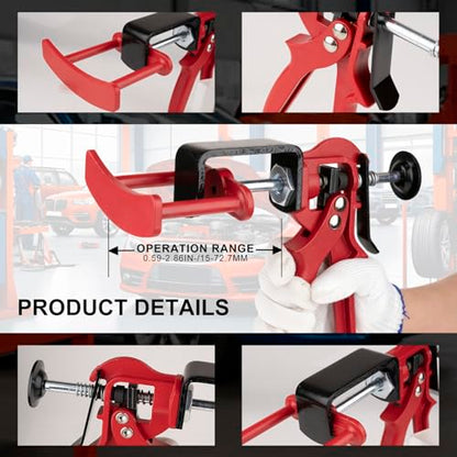 Dual Piston Brake Caliper Compressor, 25750 Brake Caliper Compression Tool for Double Piston Brake Pad Replacement, Disc Brake Pad Separator Tool for Most Cars & Light Trucks