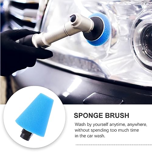 ULTECHNOVO Car Sponge Brush Automotive Wheels Metal Car Cleaning Rim Brush Washing Sponge Tool Metal Polishing Kit Cleaning Tool Washing Pp 1pc