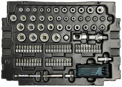 Makita E-08713 120 Piece Maintenance Set Supplied in a Makpac Case