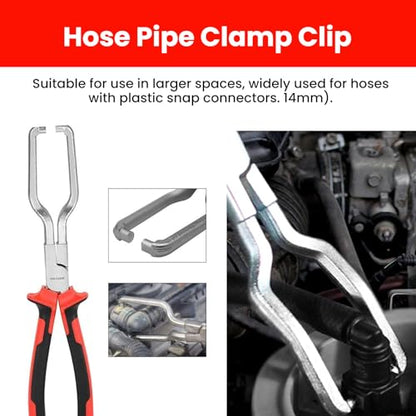 Sakerplus Professional Hose Clamp Kit, Pliers Set - Complete Fuel Line Tool Kit with Hose Removal Pliers & Clip Tools for Automotive Maintenance (5 in 1 Set) - style: 5 in 1 Set