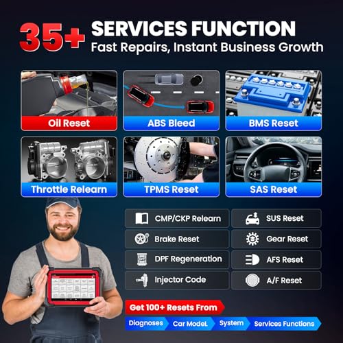 LAUNCH X431 CRP919EBT 2026 Wireless Bidirectional Scan Tool, All-in-One Full System OBD2 Scanner, ECU Coding, 35+ Services, CANFD&DOIP, FCA AutoAuth, VAG Guide, 2Yrs Free Update, Upgraded of CRP919E