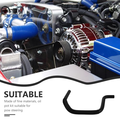 Power Steering Reservoir Hose and Filler Neck Hose Kit Compatible with Bmw Models Sturdy for Automotive Steering System Replacement
